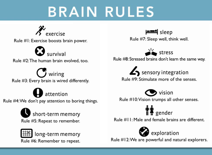 Brain Rules, by John Medina
